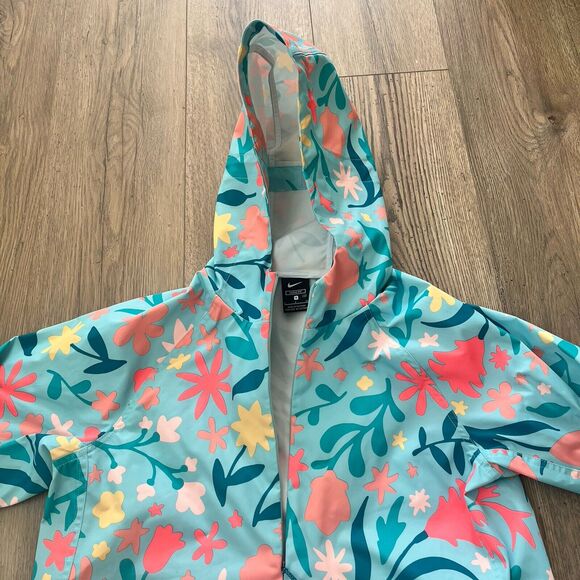 Nike Repel Floral Print Golf Anorak Jacket Size Small Women Rain jacket - Picture 4 of 10